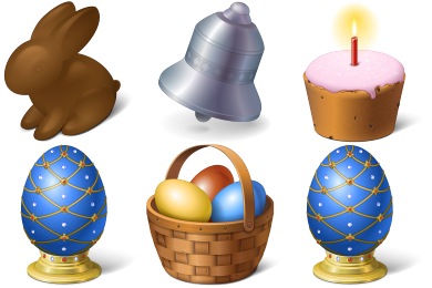 Happy Easter Icons Free