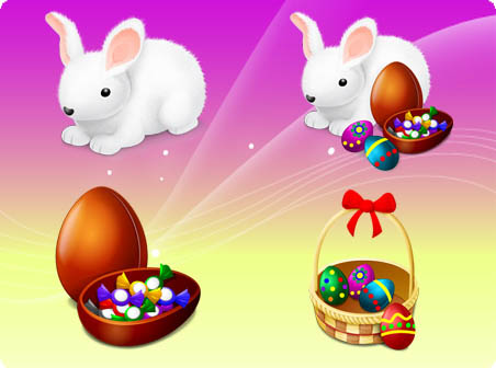 Happy Easter Icons Free