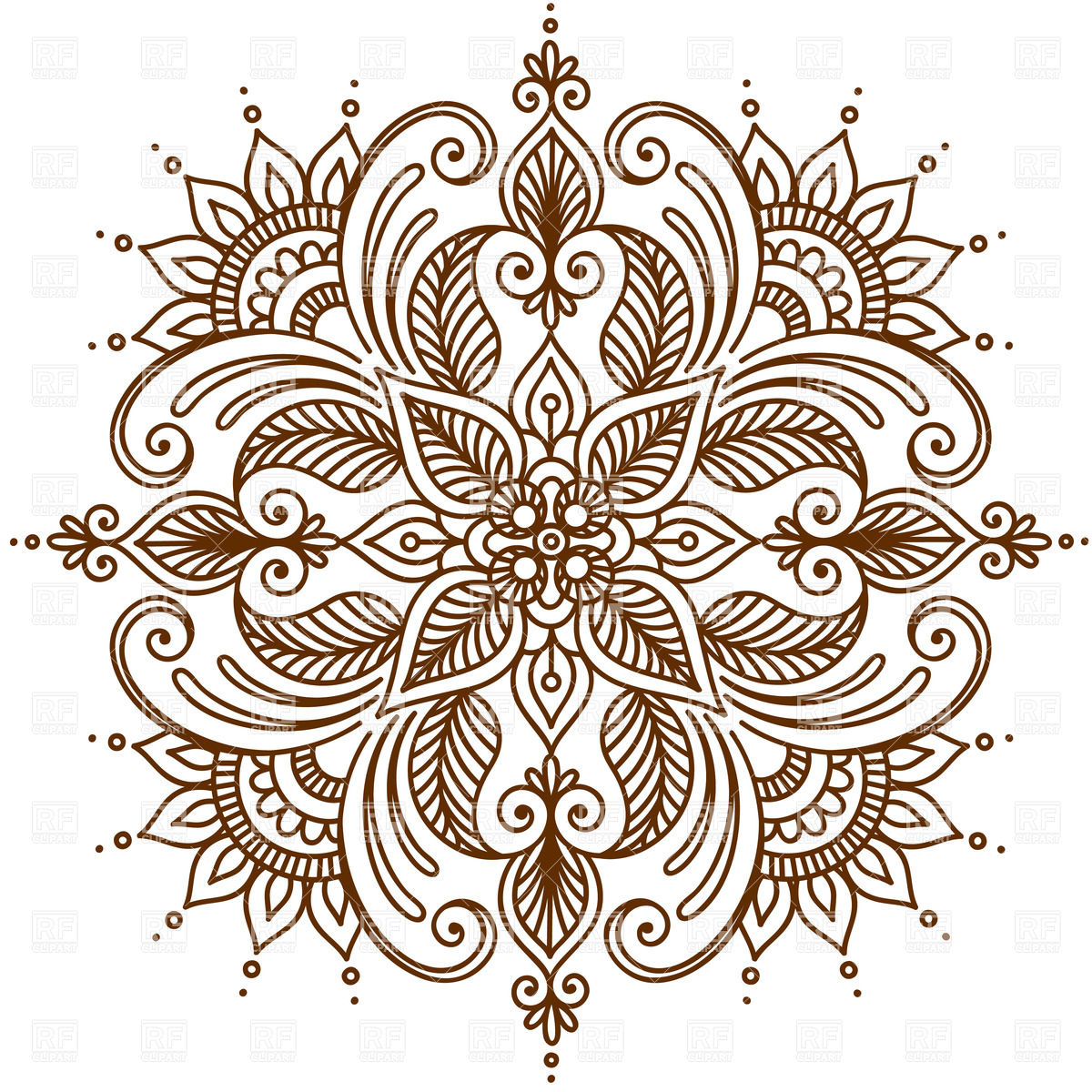 Henna Designs Clip Art