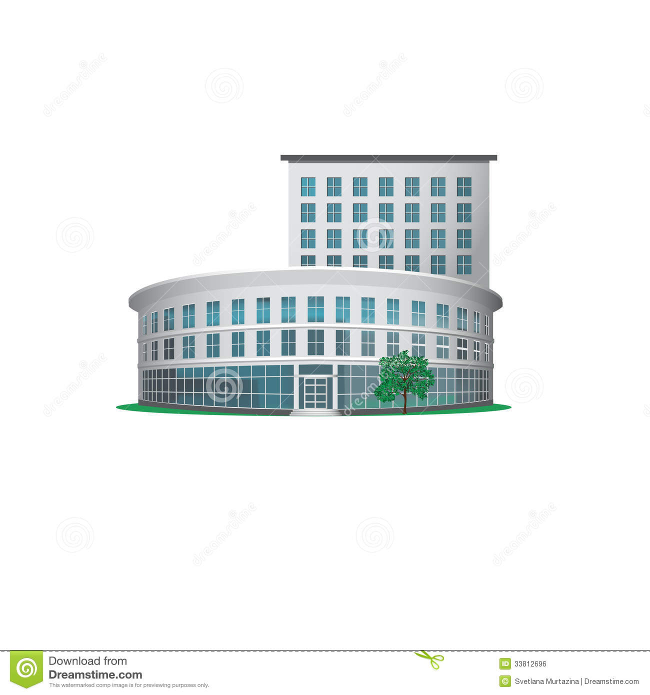 Icon Office Building Clip Art