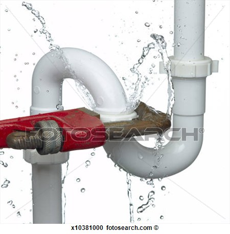 Leaking Water Pipe Clip Art