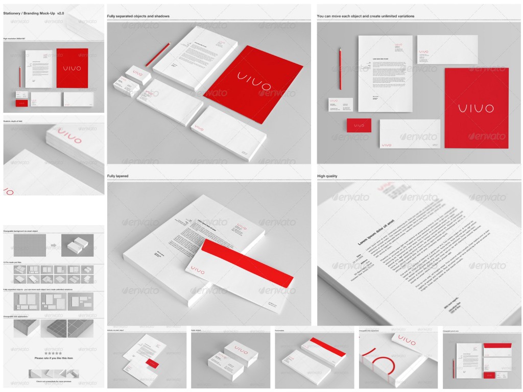 Letter Head & Business Cards Mockup PSD Template Branding Stationary Letter Head & Business Cards Mockup PSD Template Branding Stationary