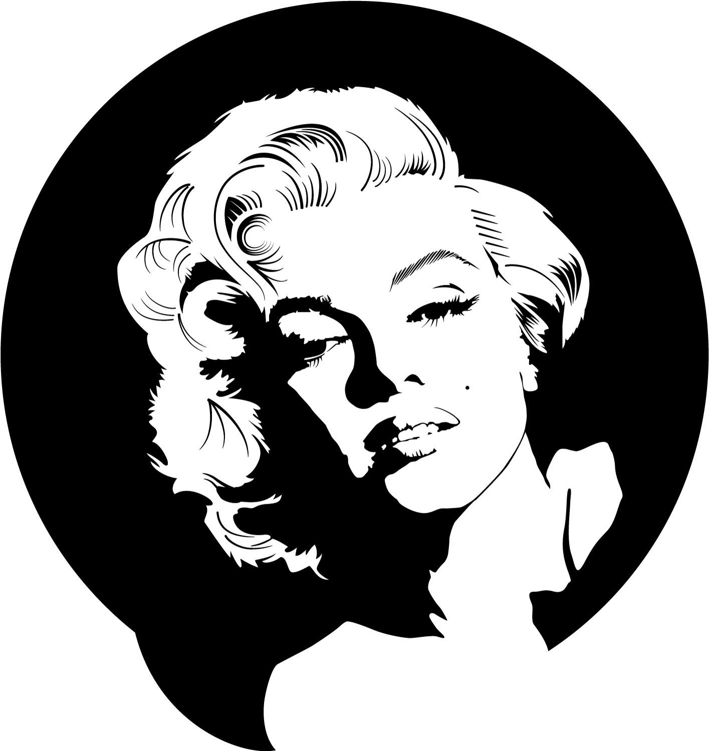 Marilyn Monroe Vector Clip Art