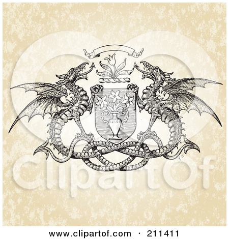 Medieval Dragon Crest