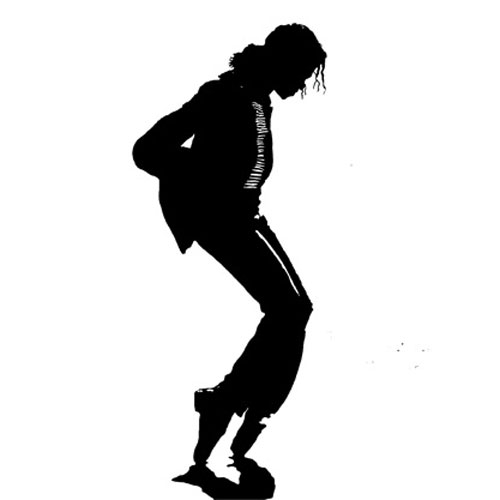 Michael Jackson Dancing Silhouette