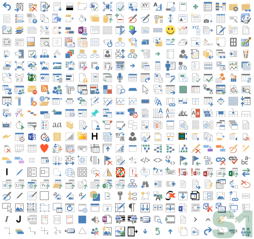 Microsoft Office 2013 Ribbon Icons