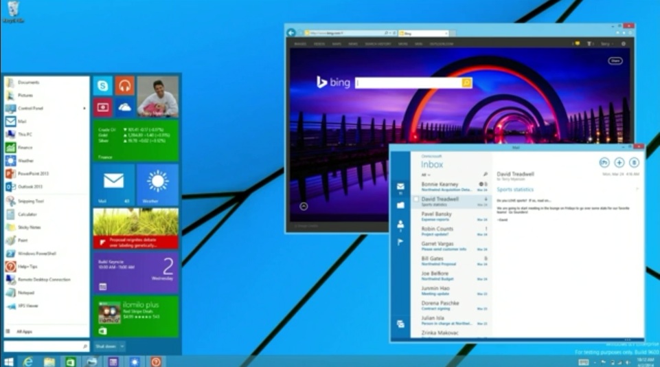 Microsoft Windows 8 Start Menu
