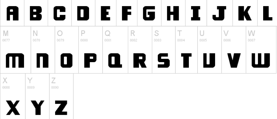 Military Block Letter Font Military Block Letter Font