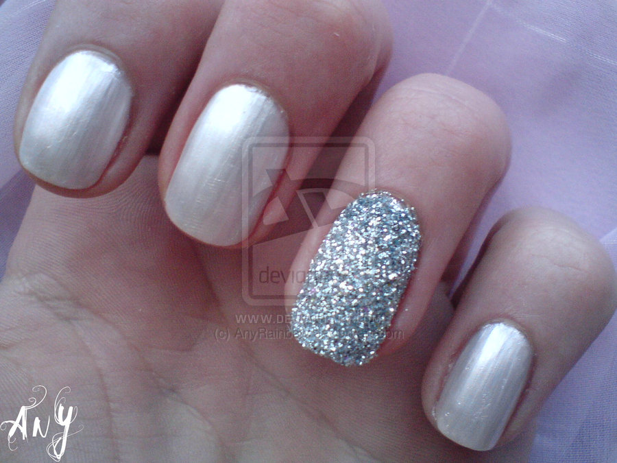 Nail Art Designs with Glitter