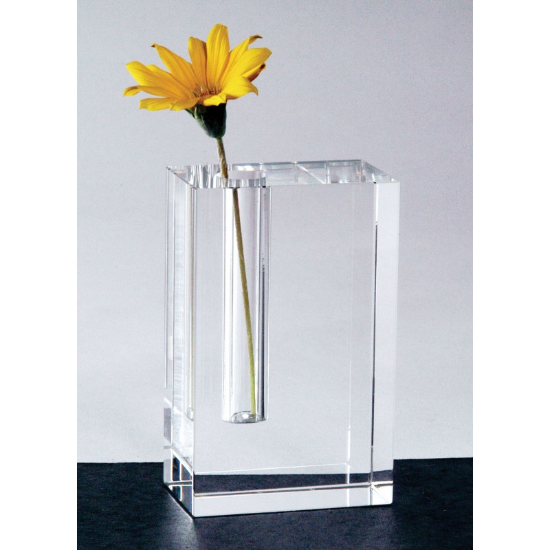 Optical Crystal Bud Vase