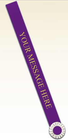 Pageant Ribbon Sashes Clip Art