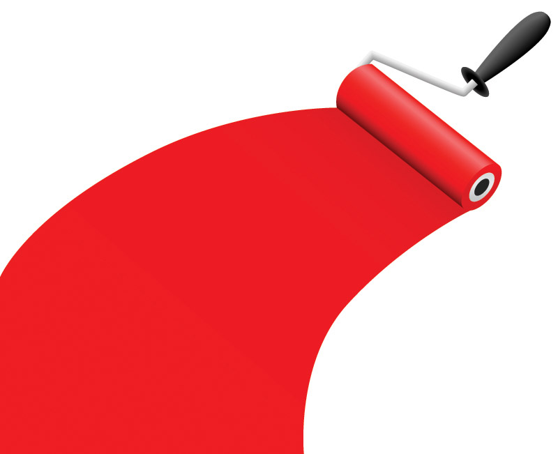 Paint Roller Vector Paint Roller Vector