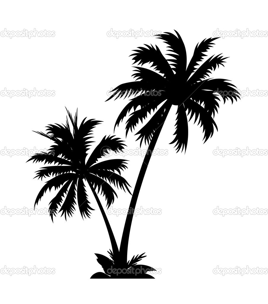 Palm Tree Icon Vector