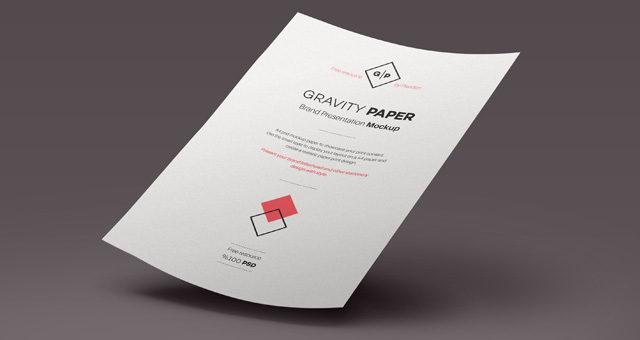 Paper Mock Up Psd Free