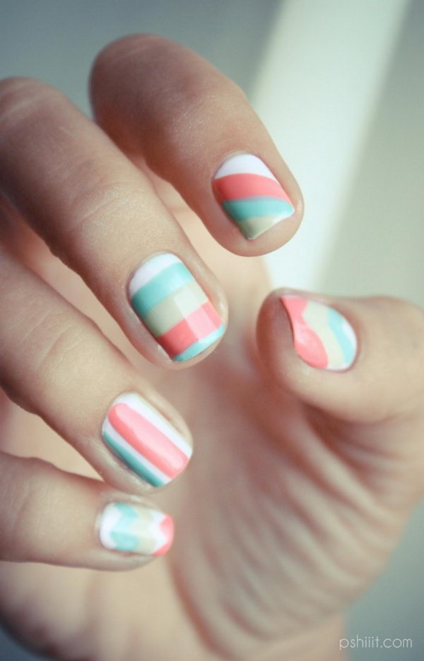 Pastel Nail Art Pastel Nail Art