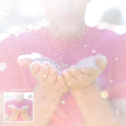 Photoshop Glitter Overlay