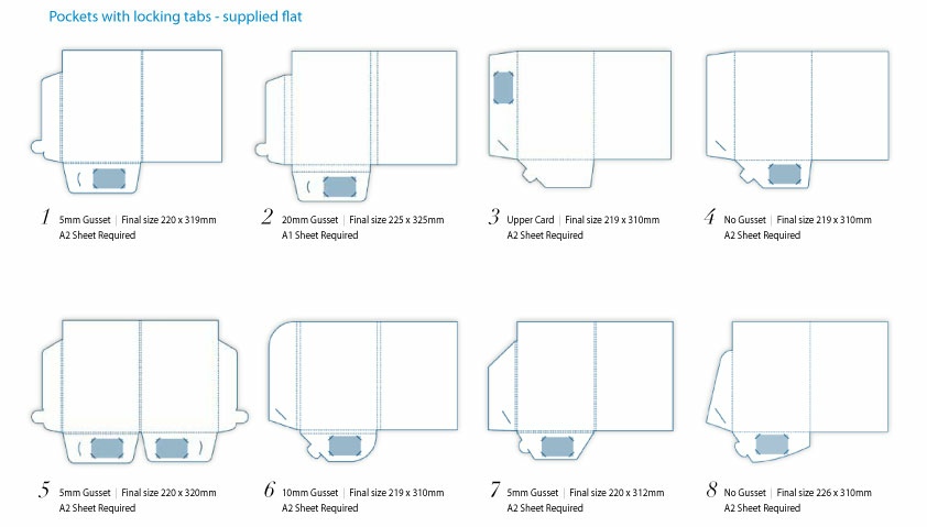 Pocket Folder Design Templates