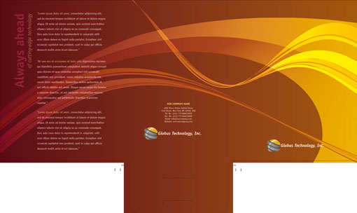 Presentation Folder Template InDesign