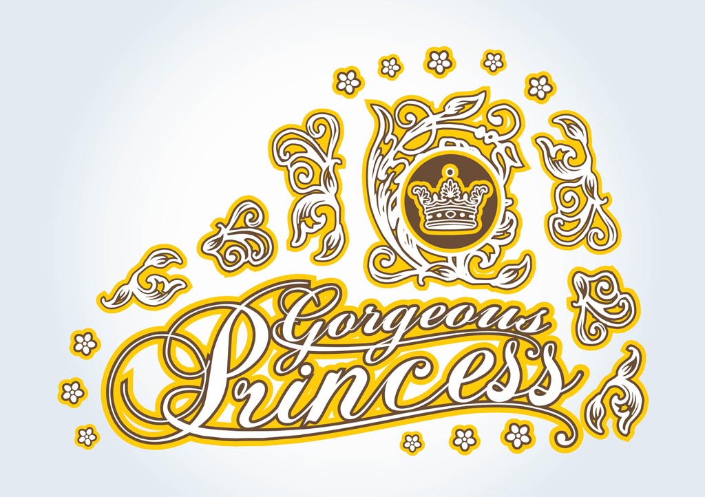 Princess Crown Vector Art Free
