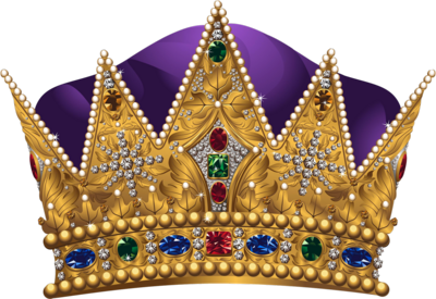Purple Queen Crown PSD