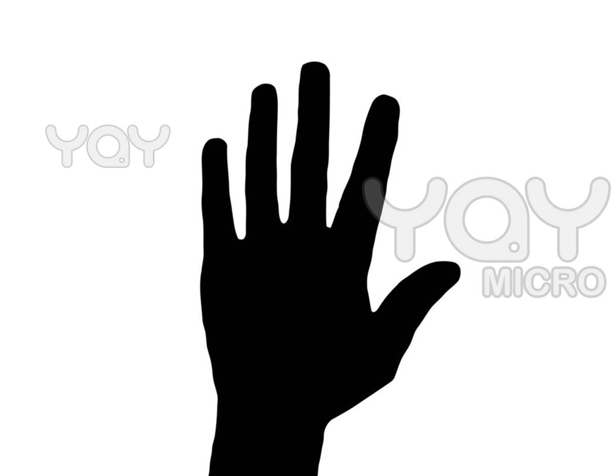 Raised Hands Silhouette