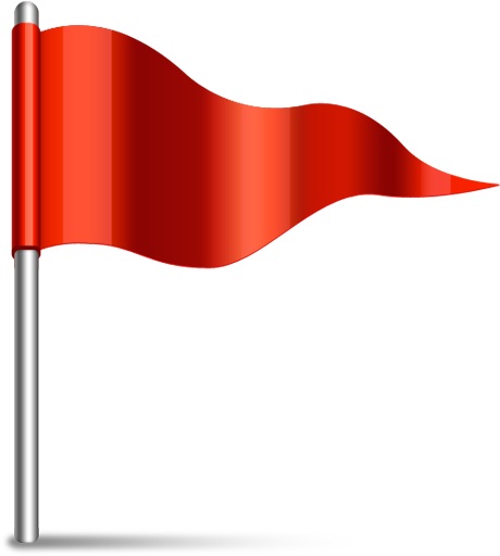 Red-Flag Icon