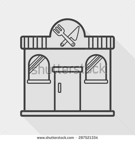 Restaurant Building Icon