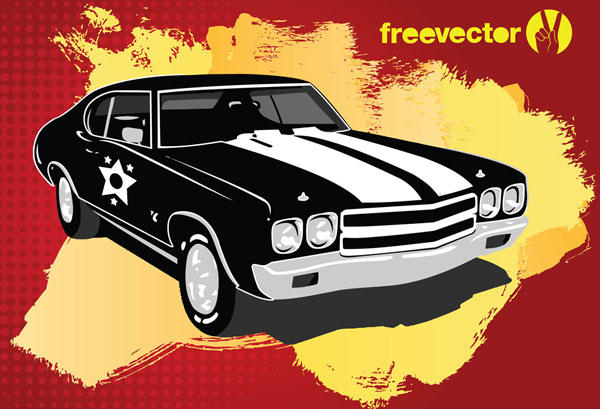 Retro Car Vector