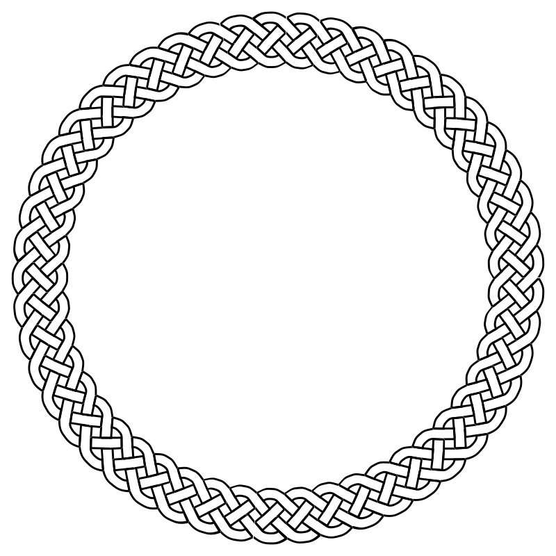 Rope Circle Border Clip Art