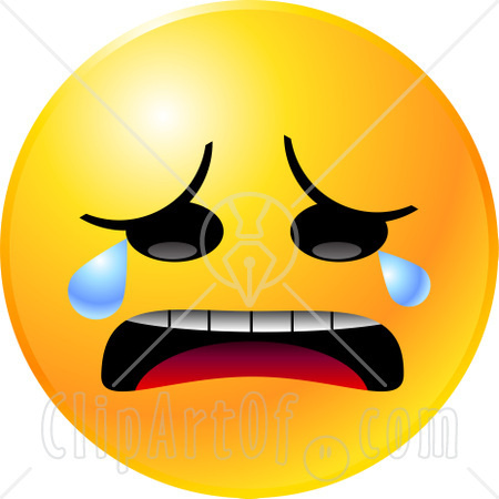 Sad Crying Face Clip Art