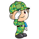 Saluting Soldier Clip Art