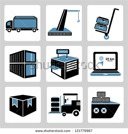 Shipping Container Icon