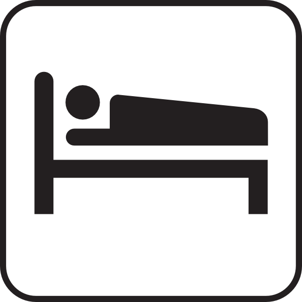 Sleeping Bed Clip Art