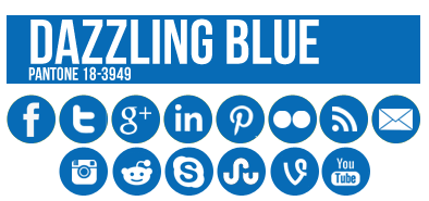 Social Media Icons Blue Social Media Icons Blue