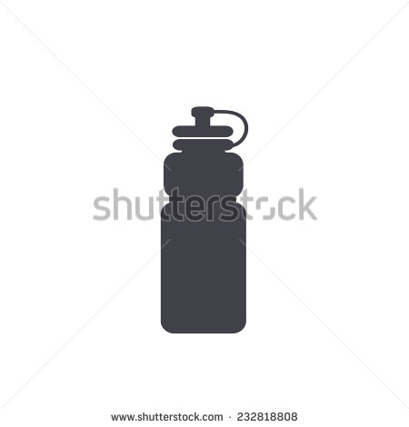 Sports Water Bottle Vector