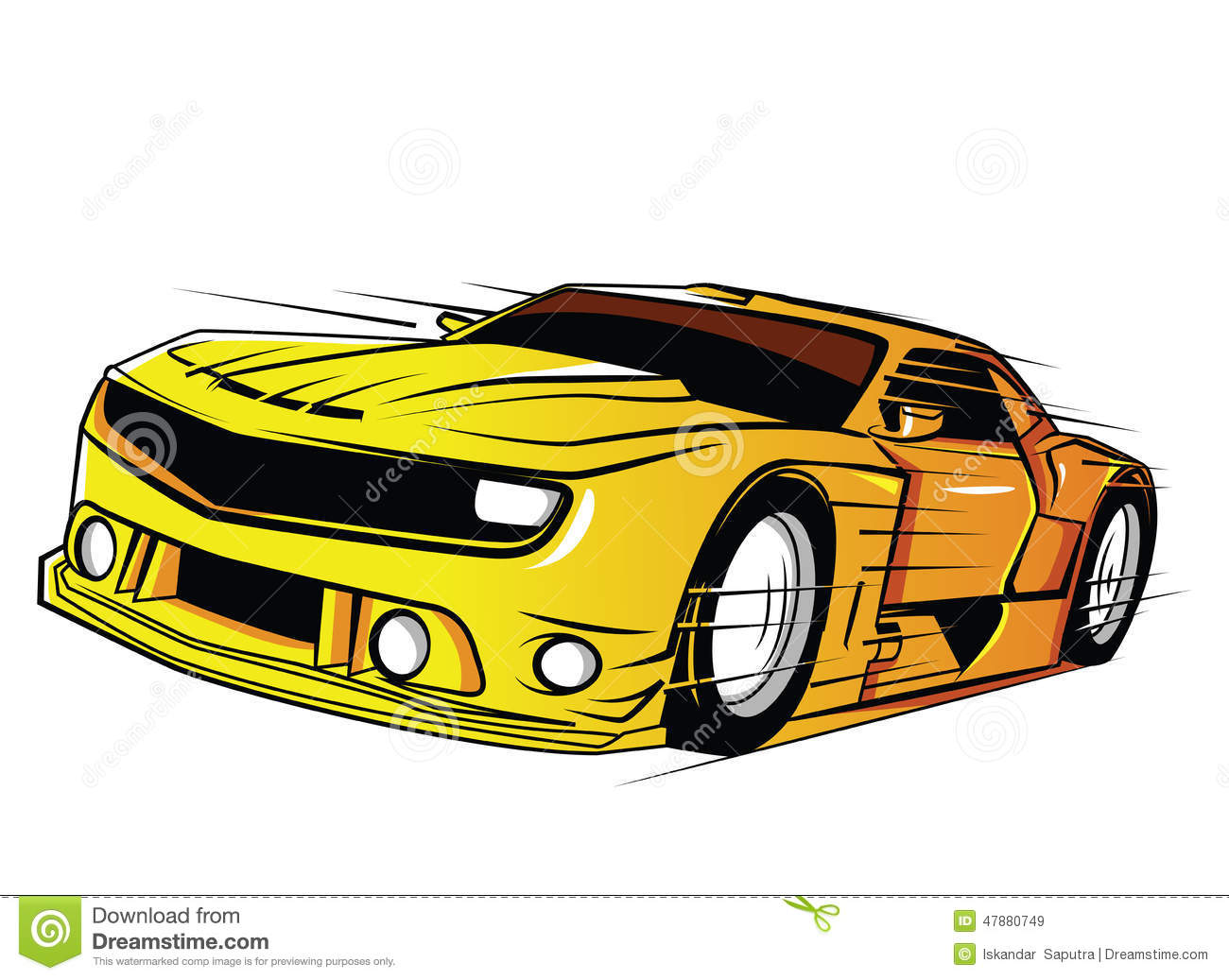 Stock Illustration Car Design