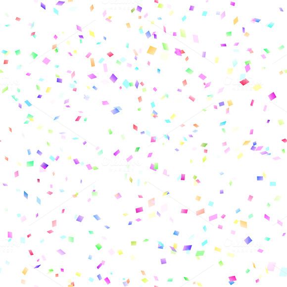 15 Confetti Overlay PSD Images