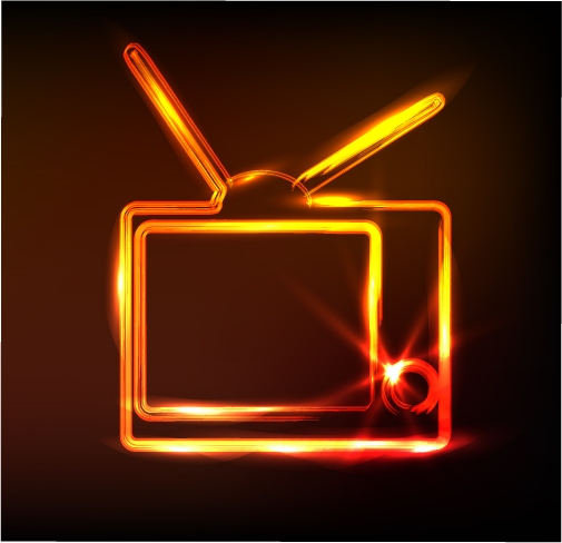 TV Glare Clip Art