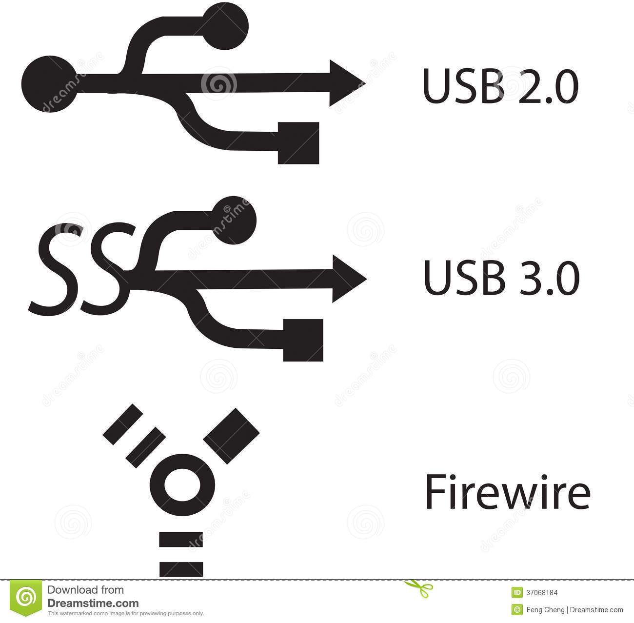 USB 3.0 Symbol