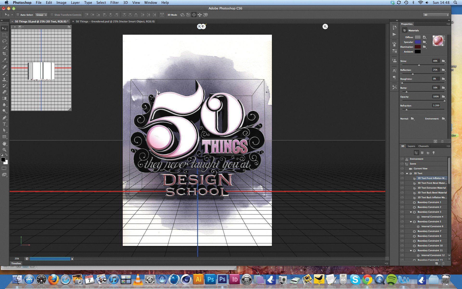 Using 3D in Photoshop CS6