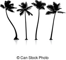 Vector Palm Tree Clip Art
