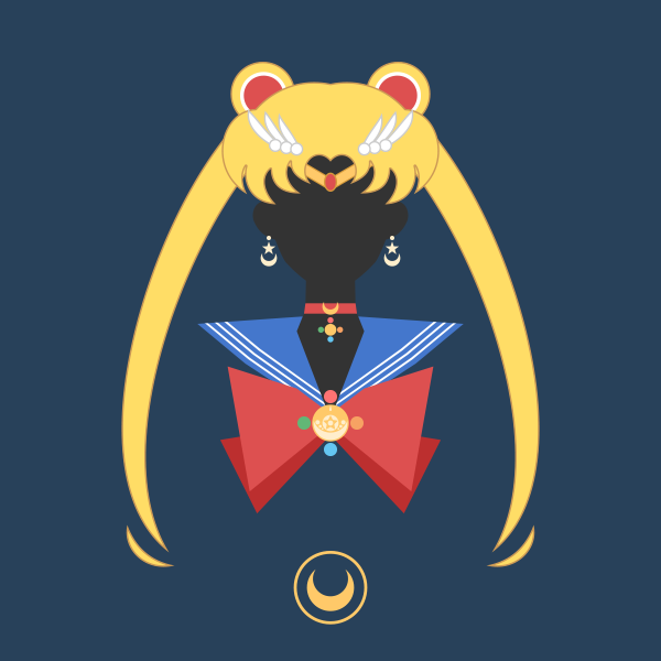 Vector Sailor Moon Character
