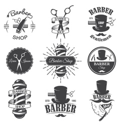 Vintage Barber Shop Logos