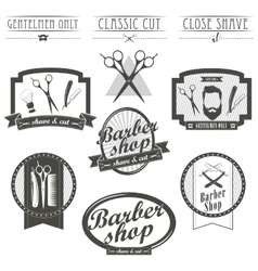 Vintage Barber Shop Logos