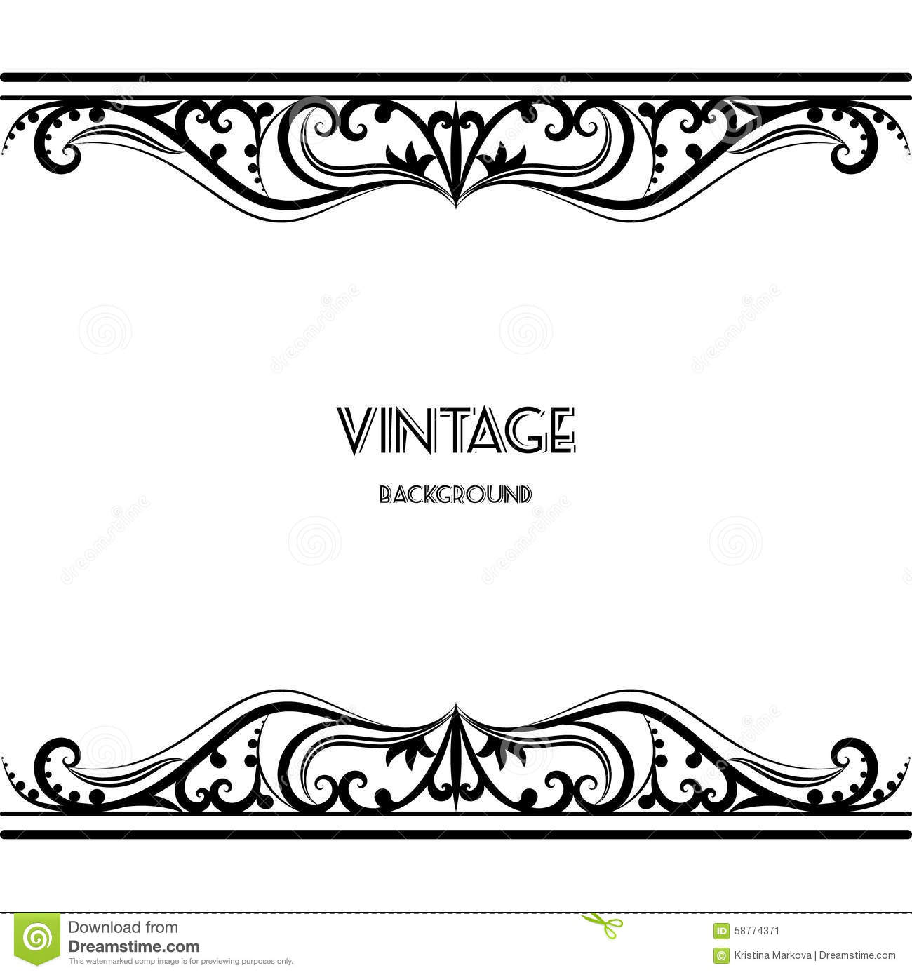 Vintage Frame Border Design