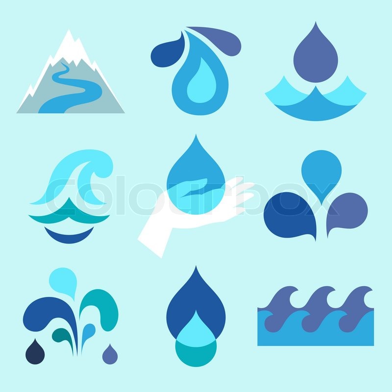 18 Water Drop Icon Design Images