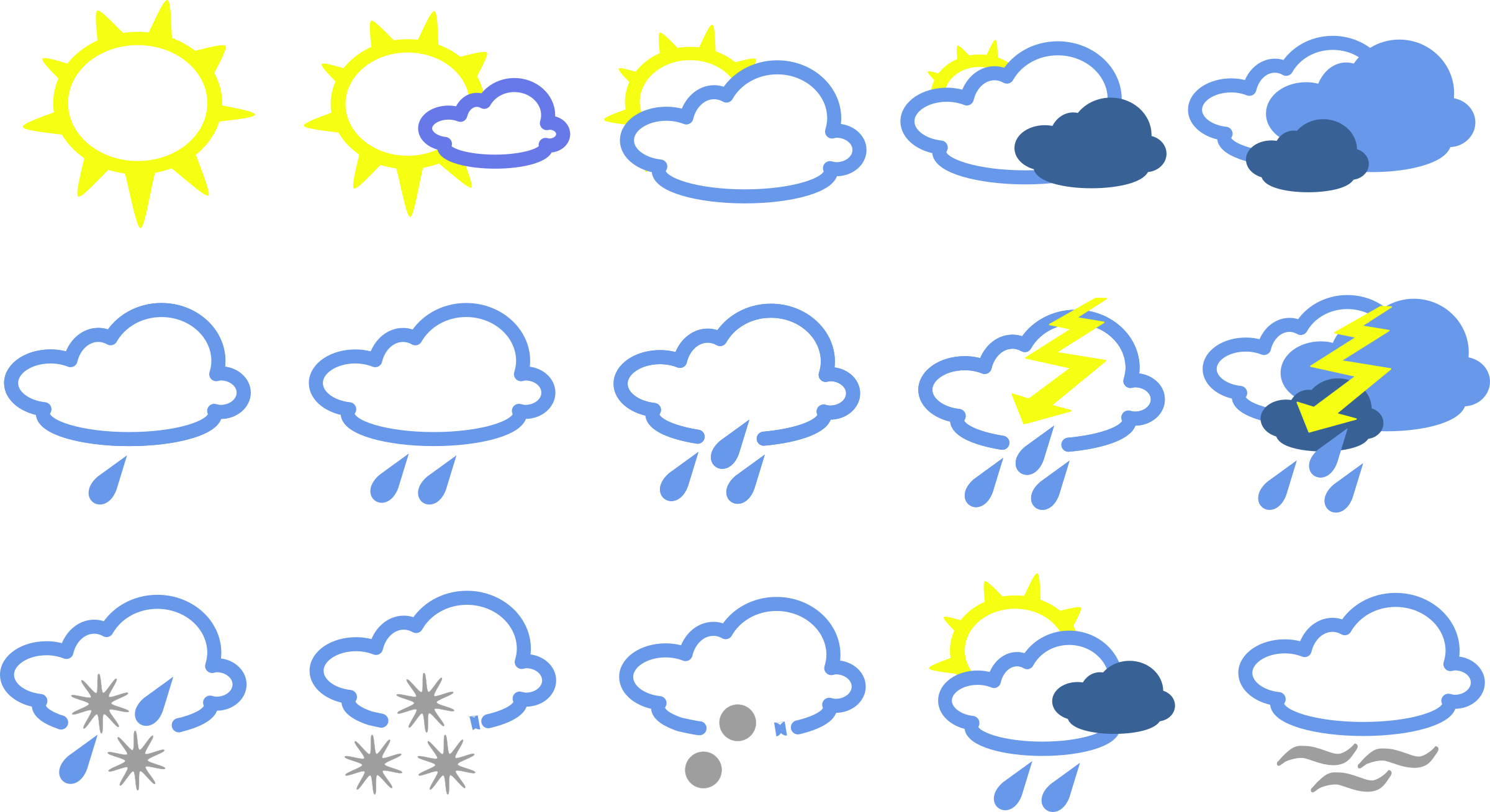 Weather Symbol Clip Art