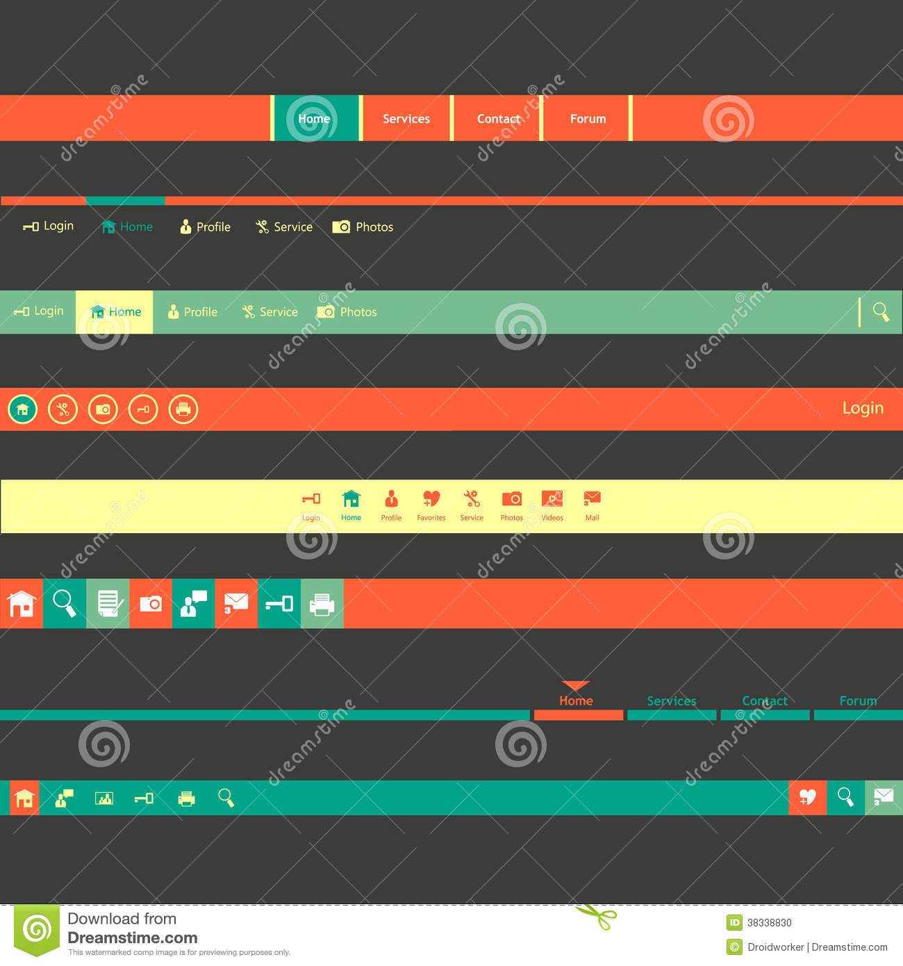 Web Design Navigation Bar