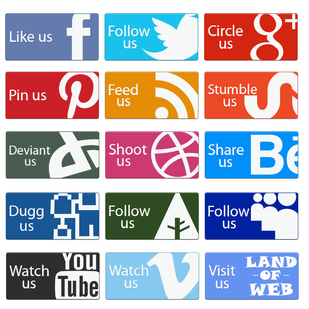 Website Social Buttons