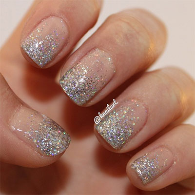 Wedding Nail Art Glitter